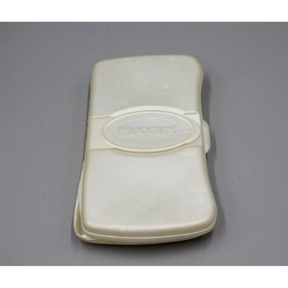 READ! Huggies Baby Diaper Wipes Travel Size Case Empty Container Diaper Bag RARE